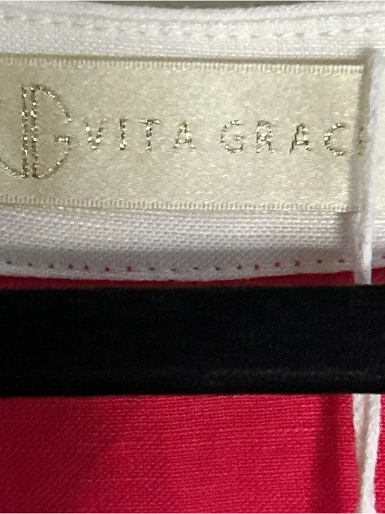 Red Sleeveless Crop Tank Top with White Trim - Women's - Picture 2 of 13